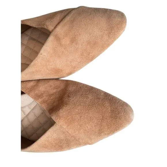 BIRDIES Goldfinch Tan Suede Ballet Flat Women's Size 9 Pointed Toe Leather Fall - Picture 12 of 13